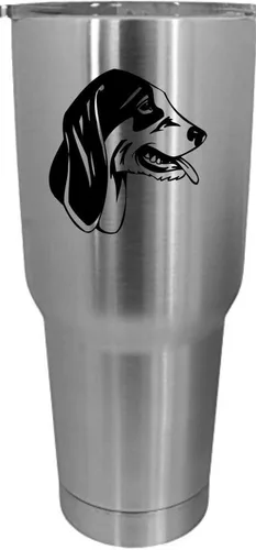 Vista 430 de Cairn Terrier - Vaso grabado con temática de perro, 30 onzas