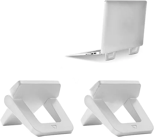 Vista 8 de Soporte autoadhesivo portátil para laptop, plegable, invisible, ergonómico, soporte de computadora de escritorio para MateBook X Pro, para D14