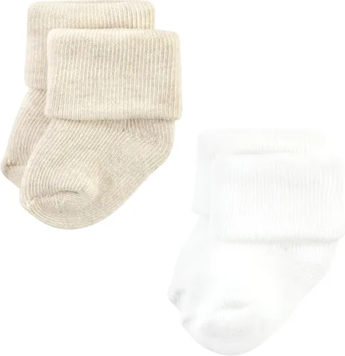 Vista 4 de Hudson Baby - Calcetines de algodón para recién nacidos y Terry para bebé niña