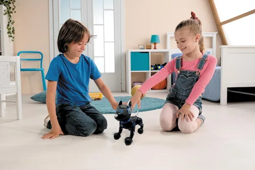 Vista 6 de LEXiBOOK Power Puppy - My Smart Robot Dog - Robot programable con control remoto, función de entrenamiento, baila, canta, efectos de luz, batería