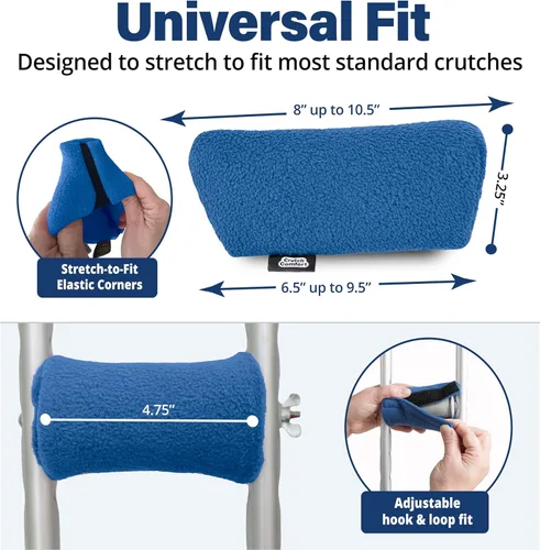 Vista 5 de Deluxe Soft Fleece & Foam Muleta Juego de accesorios (azul)