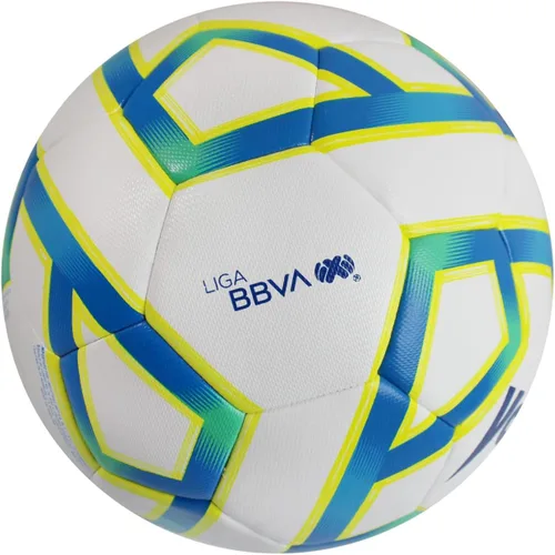 Vista 4 de Voit Balón de Fútbol Nº 5 Liga MX Apertura 2022, Blanco, Amarillo y Azul: Fusión de Innovación y Pasión, Perfecto para entusiastas del fútbol