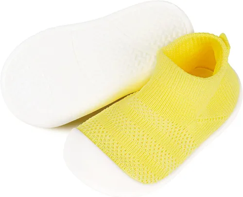 Vista 11 de Zapatos de bebé Pantuflas para niños pequeños, calcetines para niños y niñas, suela antideslizante