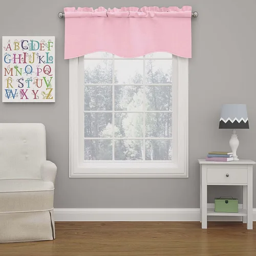 Vista 7 de Eclipse Kendall - Cortina de ventana con cenefa festoneada moderna con bolsillo para barra para cocina o baño, 42 x 18 pulgadas, alcachofa