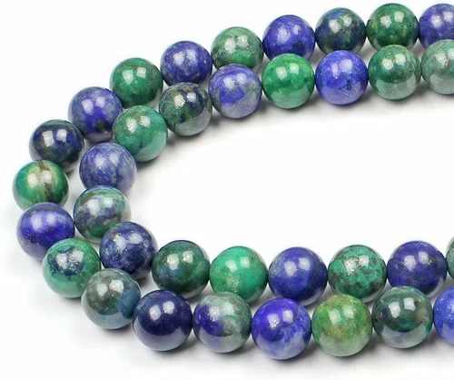 Vista 39 de MJDCB Cuentas de Turquesa Africana Natural Redondas Piedras Sueltas para Hacer Joyas Pulsera Collar Accesorio DIY 15" (4mm)
