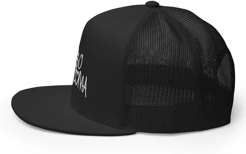Vista 6 de Corridos Belicos Gorra de camionero con corona alta, gorra ajustable con pico plano Corridos Tumbados