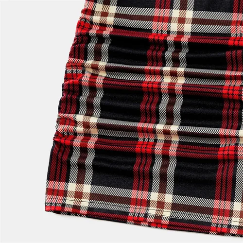 Vista 6 de PATPAT Conjuntos familiares a juego para mamá y yo, vestidos de manga corta, camiseta casual bodycon midi, conjunto a juego