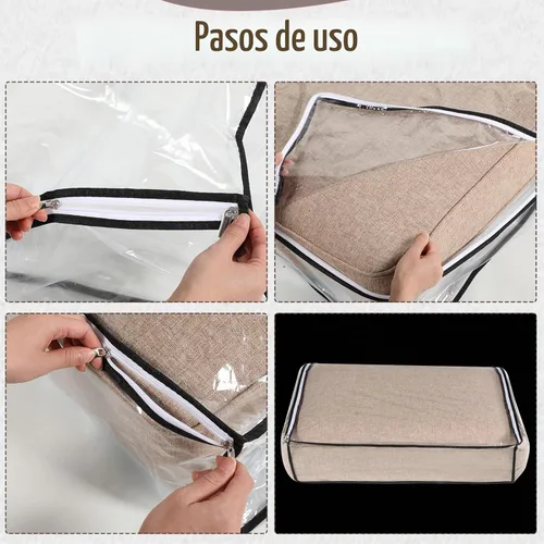 Vista 4 de Geetery Fundas de Cojín de Asiento de Sofá de Plástico PVC Impermeables Fundas de Sofá Muebles Funda de Asiento de Sofá para Proteger Contra