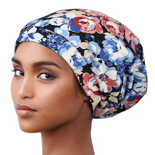 Vista 5 de Alnorm - Gorro con forro de satén y suave banda elástica para hombres y mujeres, talla única Se ajusta a la mayoría