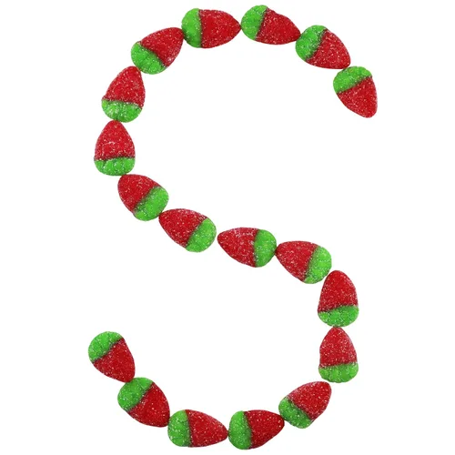 Vista 7 de Smarty Stop Caramelo de gomita agrio de fresa entera (1 libra)