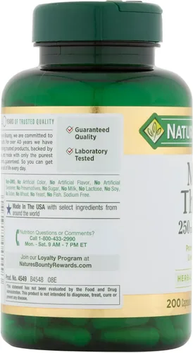 Vista 2 de Cardo mariano 250 mg cápsulas, 2 botellas (200 unidades)