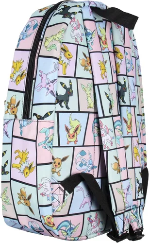 Vista 3 de Pokemon - Mochila Eevee Evolutions para portátil, mochila de viaje escolar de 17 pulgadas