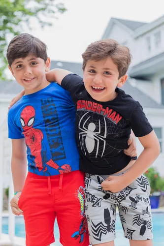 Vista 7 de Marvel Spider-Man Boys' 4-Pack Short Sleeve Tees Toddler to Big Kid