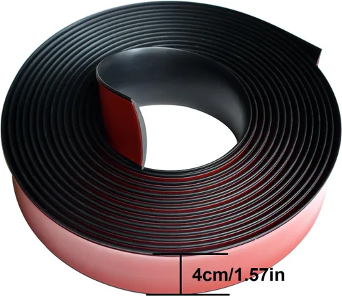 Vista 8 de Tira de Transición Plana para Piso/Puerta y Moldura Autoadhesiva de Vinilo para Borde de Piso, Revestimiento de Juntas de Piso Laminado, Tira