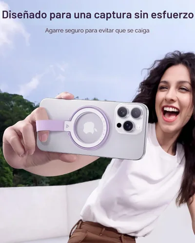 Vista 7 de andobil [2025 Estabilidad Sin Igual] Soporte Magnético para Teléfono con Anillo de Agarre para MagSafe Compatible con Accesorios MagSafe para iPhone