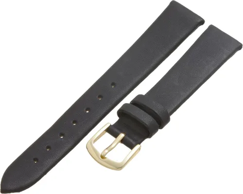Vista 6 de Hadley-Roma Women's Genuine Leather Strap Watchband Negro