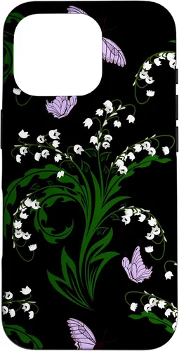 Vista 20 de Lily of The Valley and Butterflies Vintage Cottage Garden Case for iPhone 17