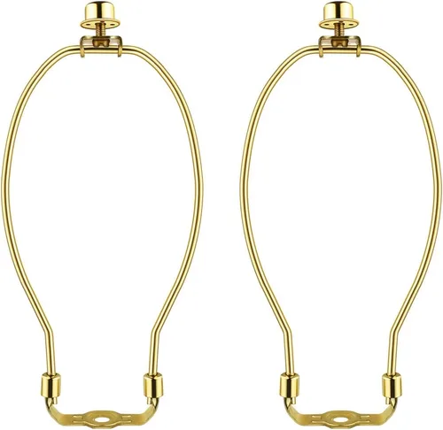 Vista 9 de 2 soportes de arpa de 7 pulgadas para lámpara desmontable, accesorios de iluminación de bricolaje resistentes para lámparas de pie y remates
