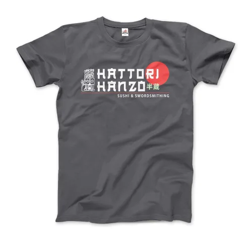 Vista 4 de Hattori Hanzo, Sushi and Swordsmithing T-Shirt (Adults, Kids, Short & Long Sleeve)
