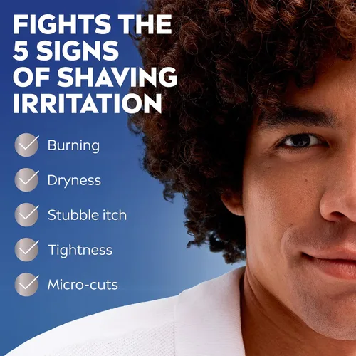Vista 6 de NIVEA MEN - Espuma de afeitado sensible con vitamina E, extractos calmantes de manzanilla y hamamelis, paquete de 6 latas de 7 onzas