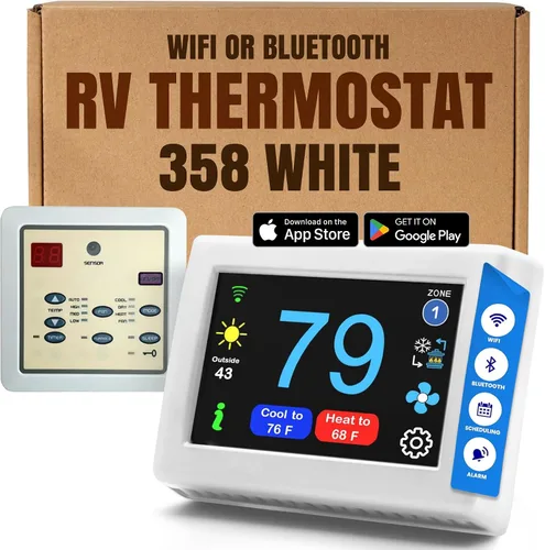 Vista 10 de MICRO-AIR EasyTouch - Termostato digital de repuesto para RV, 345
