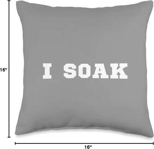 Vista 4 de MORMON SOAKING MEANING I SOAK - Almohada (16 x 16 pulgadas), multicolor