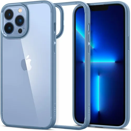 Vista 97 de Spigen Funda para iPhone 12 Mini, ultra híbrida, sin anillo magnético, antiamarilleo, transparente
