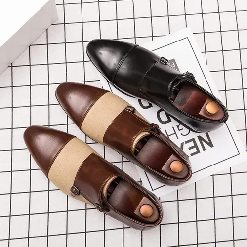 Vista 7 de HuitJours Mocasín Penny de dos tonos para hombre, zapatos de vestir sin cordones, zapatos de barco casuales, mocasines