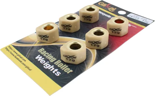 Vista 11 de Glixal deslizadores de variador polígono de alto rendimiento de 18x14mm, rodillos deslizantes de carreras de peso de 152QMI 157QMJ GY6 125cc 150cc