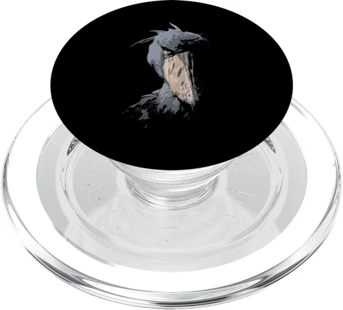Vista 7 de Shoebill Amante de Aves Maya Amante Aves Agojadas PopSockets Intercambiable PopGrip