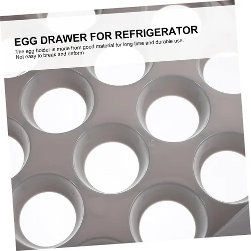 Vista 7 de Caja de almacenamiento para huevos estilo cajón de huevos 32 compartimentos reutilizable almacenamiento de cocina
