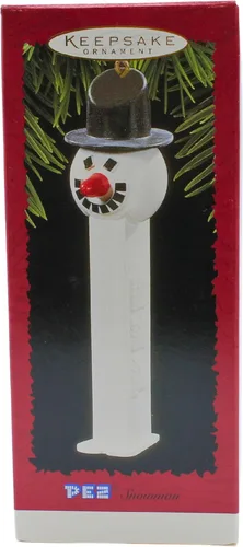 Vista 2 de Hallmark Adorno de recuerdo 1996 PEZ Snowman