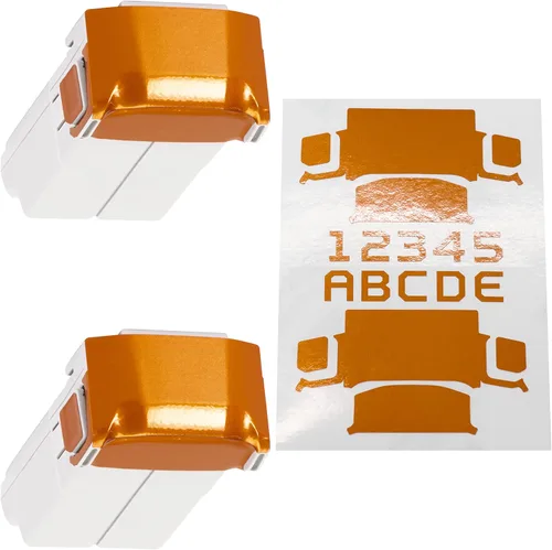 Vista 13 de WRAPGRADE Adhesivos para la piel compatibles con DJI Mini 4 Pro/Mini serie 3 Dos baterías (Airforce Silver)