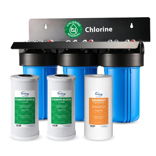 Vista 11 de iSpring WGB31B-KSNC - Sistema de filtro de agua para toda la casa, probado por SGS para eliminar hasta el 94.4% de la cloramina, la filtración de 3