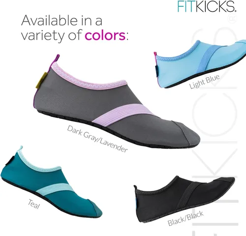 Vista 3 de FITKICKS Zapatos de agua deportivos plegables para mujer, estilo de vida activo, minimalistas, descalzos, para yoga