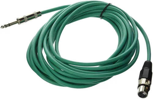 Vista 28 de Seismic Audio - SATRXL-F2 - Cable de conexión XLR naranja de 2 pies hembra a 1/4" TRS
