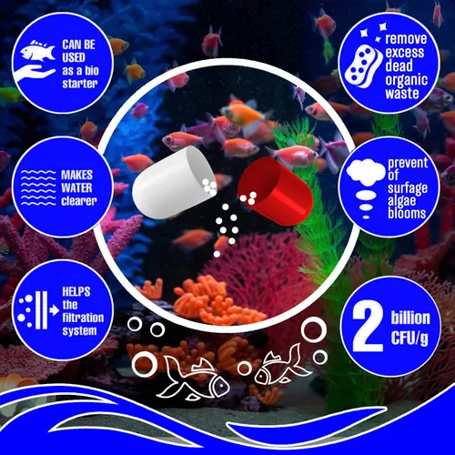 Vista 2 de Bio Cápsulas Limpiador de Tanques de Peces (2)
