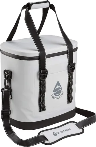 Vista 11 de Skog Å Kust ChillSåk - Bolsas enfriadoras suaves herméticas y a prueba de fugas Flip 24 Can Gris Oscuro