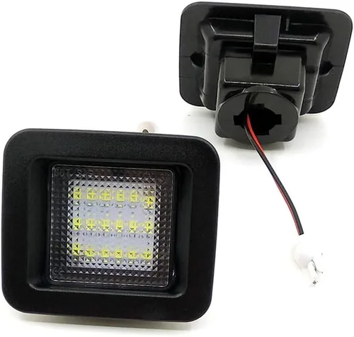 Vista 3 de Xinctai 2 lámparas LED para placa de matrícula para Ford F150 2015 2016 2017 2018 2019 2020 2021, Ford Raptor Trucks 2017, lente transparente, luces