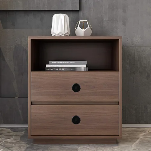 Vista 3 de Amogeeli 4 pomos de latón de obsidiana negra con tornillos, mango redondo decorativo para cajón de gabinete