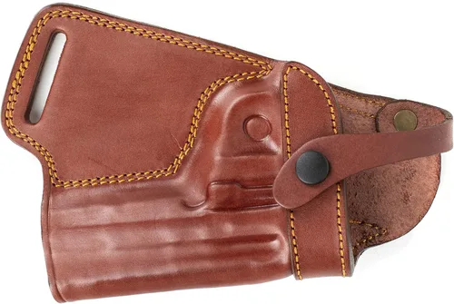 Vista 5 de Doruk Funda para pistola Ruger Mark IV Lite 22/45 SOB de cuero Mano derecha negra