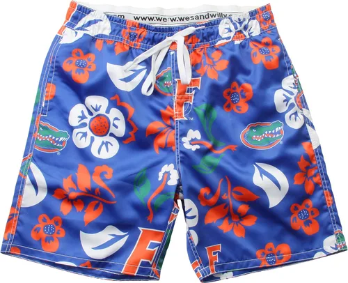 Vista 37 de Wes and Willy NCAA Traje de baño floral para hombre