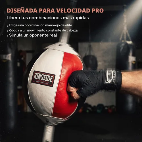 Vista 2 de Ringside Saco de Boxeo de Cuero de Doble Extremo