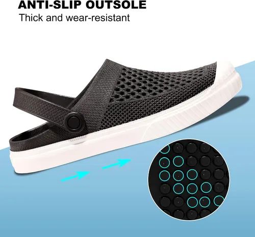 Vista 2 de Women Water Shoes Garden Clogs Quick-Dry Water Gardening Shoes for Lightweight Breathable Beach Sandals for Swim