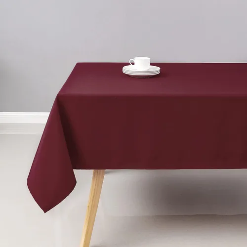 Vista 7 de Wewoch Mantel rectangular beige resistente al agua lavable de poliéster para comedor, cocina, fiestas, bodas y uso al aire libre, 52 x 70 pulgadas