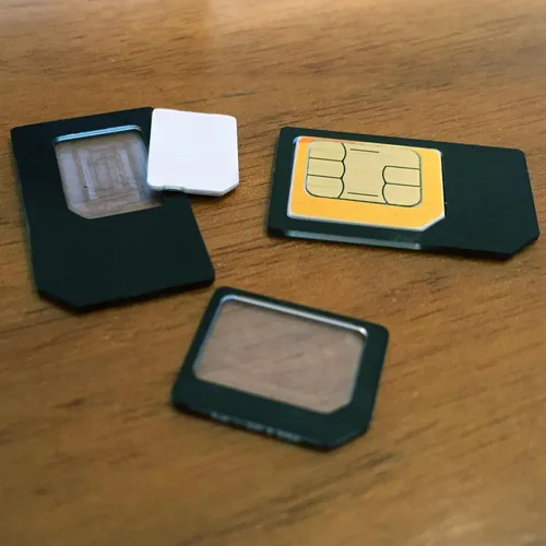 Vista 6 de Nuevo adaptador Nano y Micro Sim con aguja de pasador de expulsión - Paquete de 10
