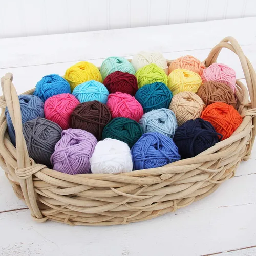 Vista 8 de Threadart Crochet - Juego de hilo de algodón 100 % puro, colores de ambiente de playa, paquete de 4 madejas cada una de 1.76 onzas, hilo de estambre