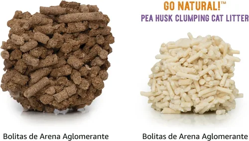 Vista 8 de Catit - Go Natural Arena Aglutinante de Cáscara de Guisante para Gatos - Liviana, Sin Polvo, Fácil Limpieza y Recogida, Arena para Gatos Descargable