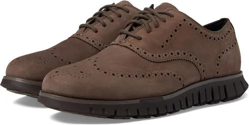 Vista 23 de Cole Haan Zerogrand Remastered Wing Tip Oxford para hombre Negro