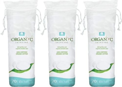 Vista 7 de Organyc - Rondas de Algodón 100% Orgánico Certificado - Algodón Biodegradable, Libre de Químicos, para Piel Sensible (420 Recuentos) - Cosmética